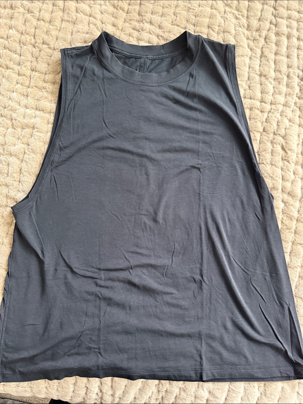Lululemon Organic Tank Sleeveless Crewneck - Black Medium